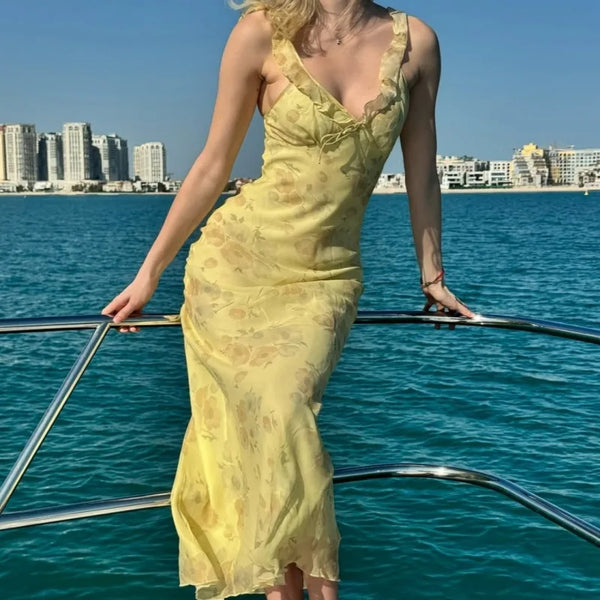 Chic Summer Floral Maxi Dress