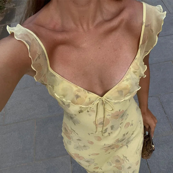 Chic Summer Floral Maxi Dress